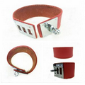 Leather Like Bracelets & Bangles With Adjustable Stainless Steel Clip Clasp